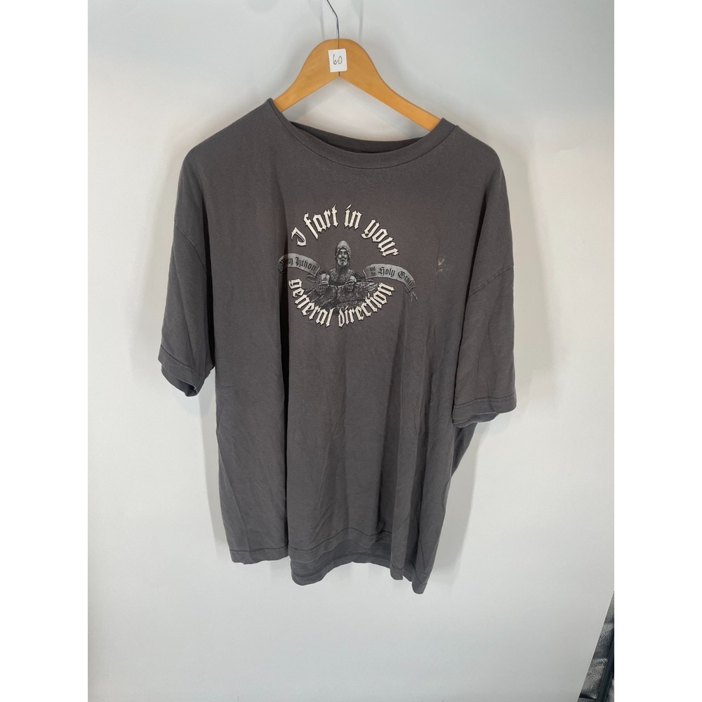 Monty Python I Fart in Your General Direction Graphic T-Shirt Charcoal Gray XL